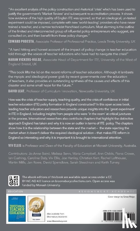  - Teacher Education in Crisis