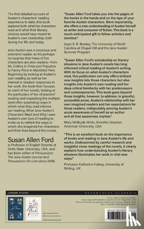 Ford, Susan Allen (Delta State University - What Jane Austen's Characters Read (and Why)