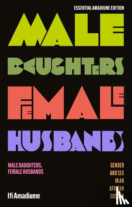 Amadiume, Ifi (Dartmouth College - Male Daughters, Female Husbands