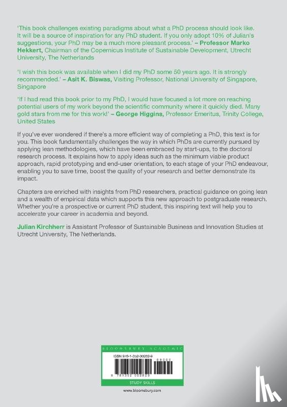 Kirchherr, Julian (Copernicus Institute of Sustainable Dev Faculty of Geosciences - The Lean PhD