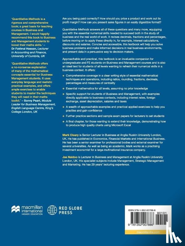 Cleary, Mark (CHELMSFORD, Naidoo, Jas (London - Quantitative Methods