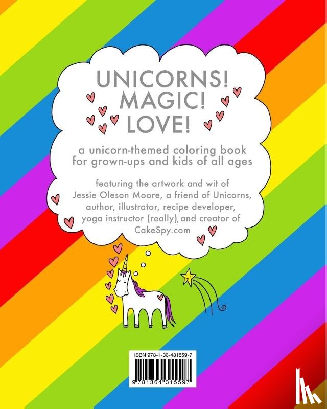 Moore, Jessie Oleson - The Unicorn Coloring Book