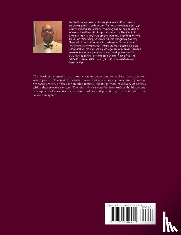 McCrary Sr., Barry S. - Corrections and Social Developmental Needs for Offenders,