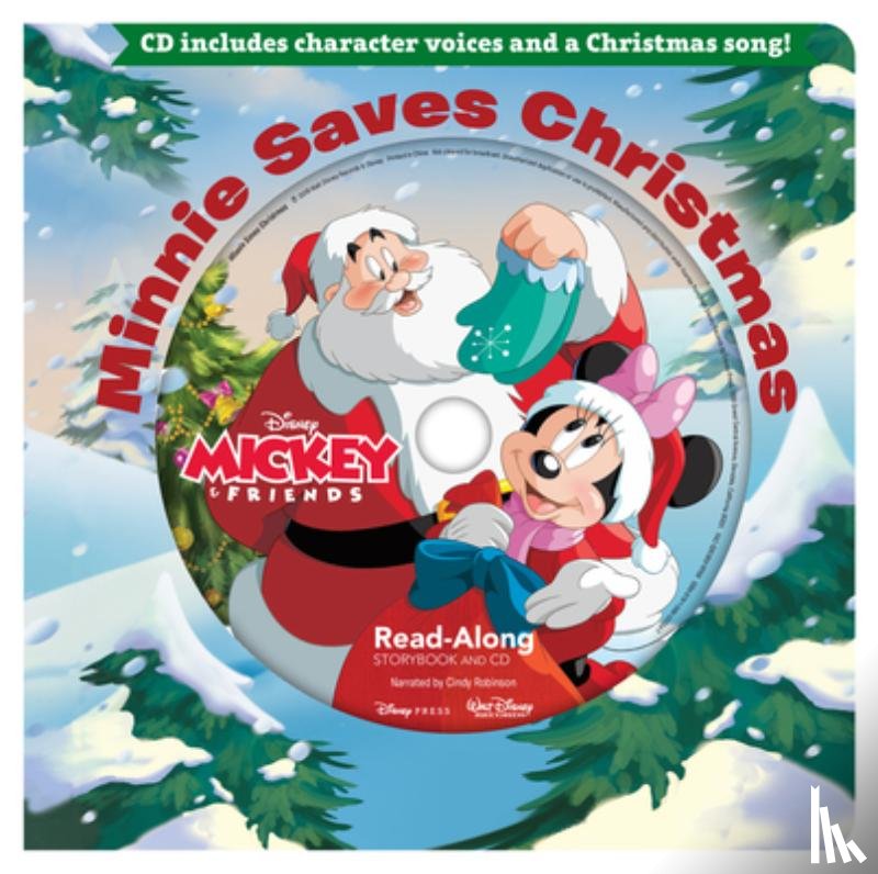 Disney Book Group - Minnie Saves Christmas Read-Along Storybook & CD