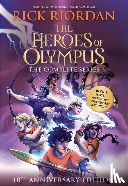 RICK RIORDAN - HEROES OF OLYMPUS PAPERBACK BOXED SET 10