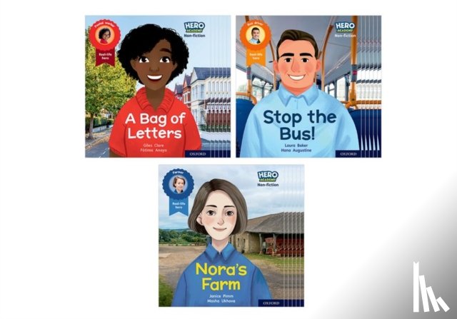 Clare, Giles, Pimm, Janice, Baker, Laura - Hero Academy Non-fiction: Oxford Level 4, Light Blue Book Band: Class Pack
