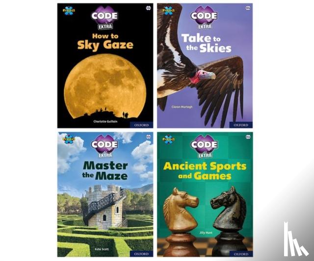 Murtagh, Ciaran, Scott, Kate, Hunt, Jilly, Guillain, Charlotte - Project X CODE Extra: White and Lime Book Bands, Oxford Levels 10 and 11: Sky Bubble and Maze Craze, Mixed Pack of 4