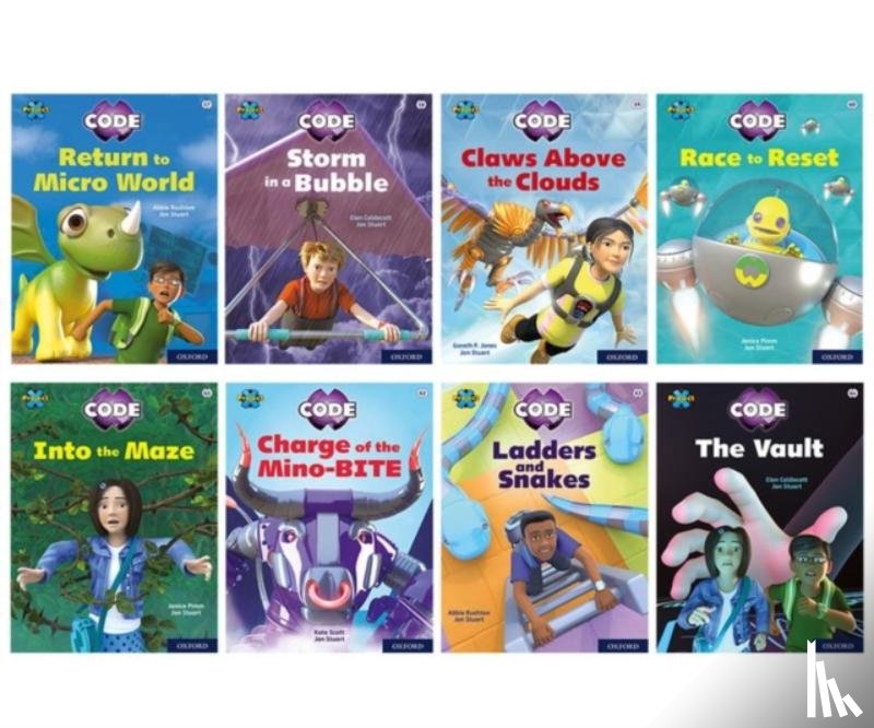 Scott, Kate, Rushton, Abbie, Pimm, Janice, Caldecott, Elen - Project X CODE: White and Lime Book Bands, Oxford Levels 10 and 11: Sky Bubble and Maze Craze, Mixed Pack of 8