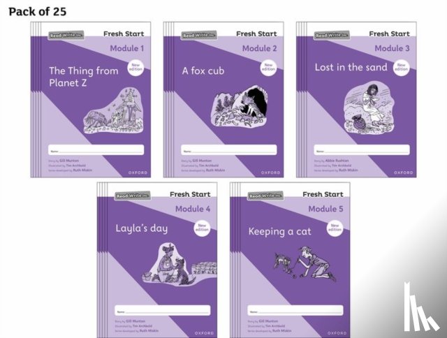 Munton, Gill, Rushton, Abbie - Read Write Inc. Fresh Start: 2024 Modules 1-5 - Pack of 25