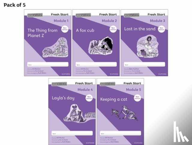 Munton, Gill, Rushton, Abbie - Read Write Inc. Fresh Start: 2024 Modules 1-5 - Pack of 5