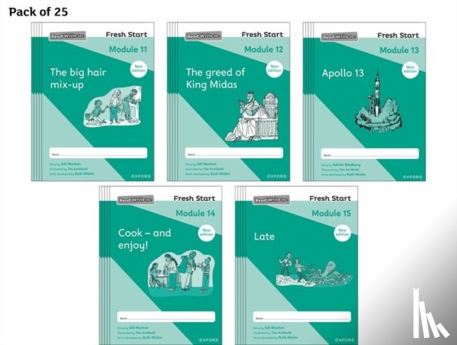 Munton, Gill, Bradbury, Adrian - Read Write Inc. Fresh Start: 2024 Modules 11-15 - Pack of 25