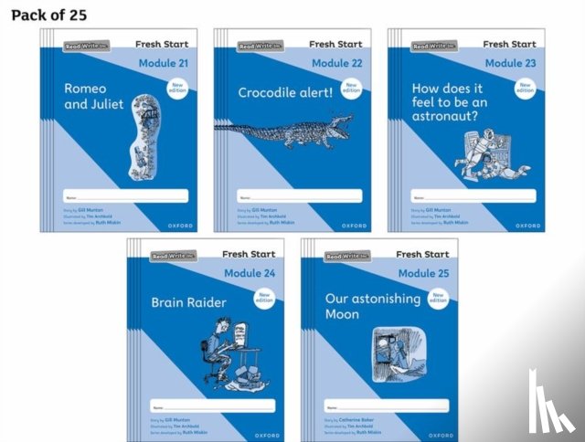 Munton, Gill, Baker, Catherine - Read Write Inc. Fresh Start: 2024 Modules 21-25 - Pack of 25