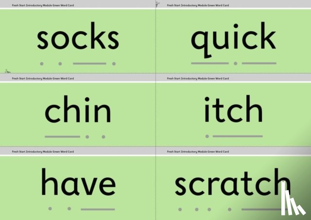  - Read Write Inc. Fresh Start: 2024 Module Green Word Cards