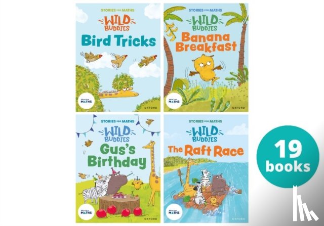 Clare, Giles, Harrison, Paula, Scott, Kate, Rushton, Abbie - Stories for Maths: EYFS: Wild Buddies (19 book pack)