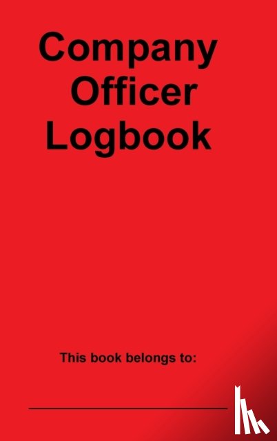 Lovato, Jr. - Company Officer Logbook