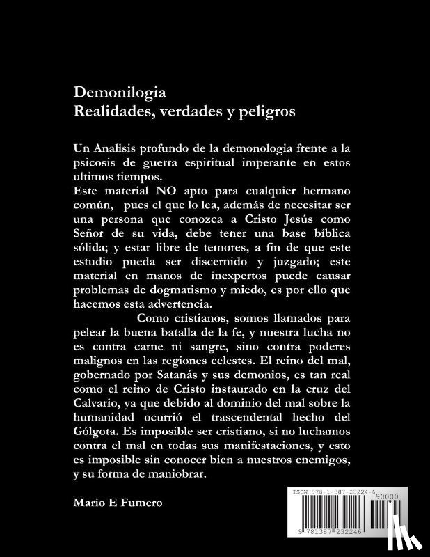 Fumero, Mario - Demonologia. Realidades, verdades y peligros