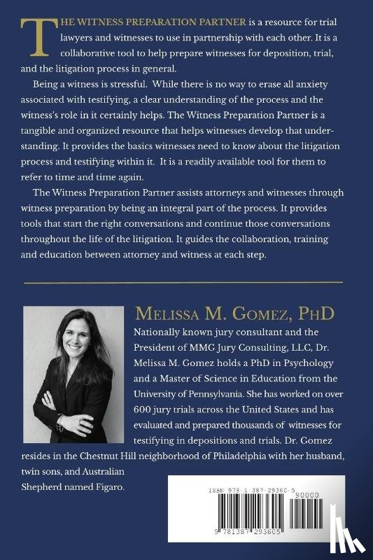 Gomez, Melissa M - The Witness Preparation Partner