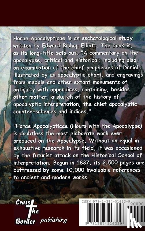 Elliott, Edward Bishop 1793-1875 - Horae Apocalypticae Vol. 1