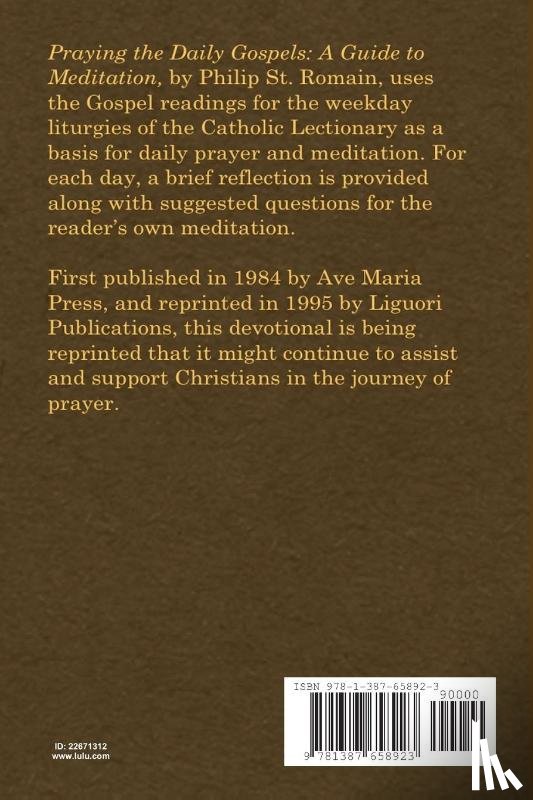 St Romain, Philip - Praying the Daily Gospels