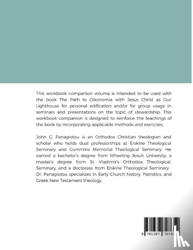 G Panagiotou, John - Workbook Companion to The Path to Oikonomia with Jesus Christ as Our Lighthouse