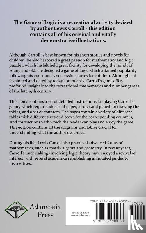 Carroll, Lewis - The Game of Logic (Hardcover)