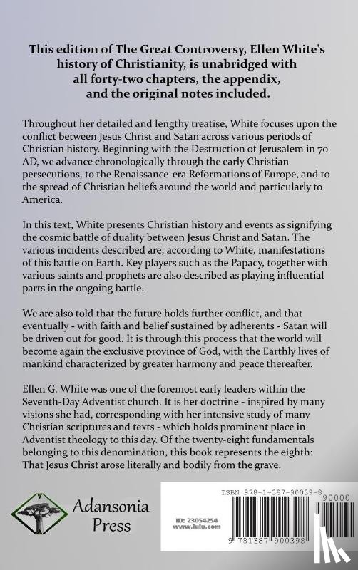 White, Ellen G - The Great Controversy Between Christ and Satan