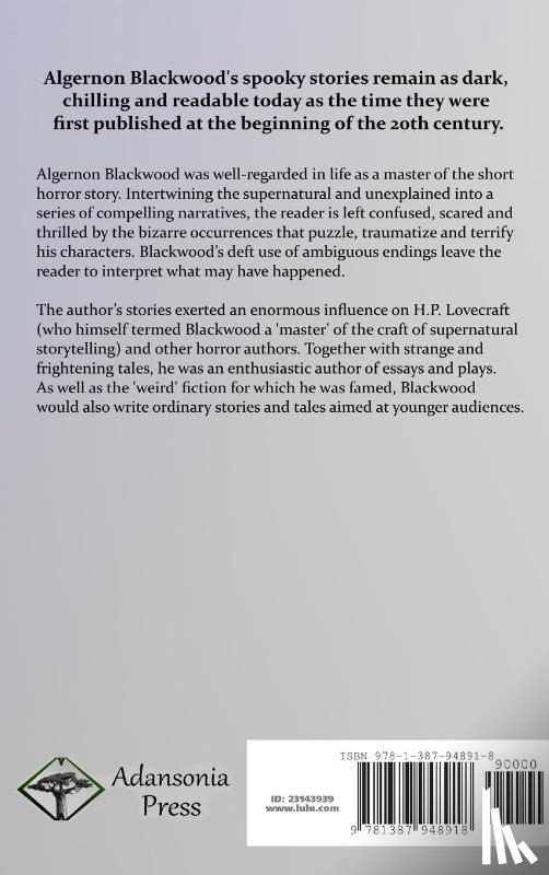Blackwood, Algernon - Ancient Sorceries and Other Weird Stories (Hardcover)