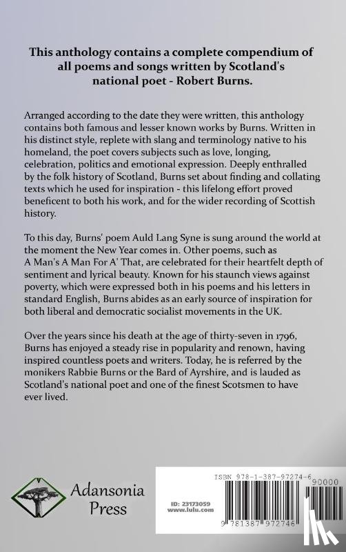 Burns, Robert - Complete Poems and Songs of Robert Burns