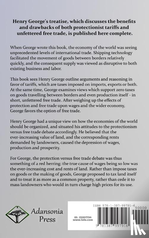 George, Henry - Protection or Free Trade