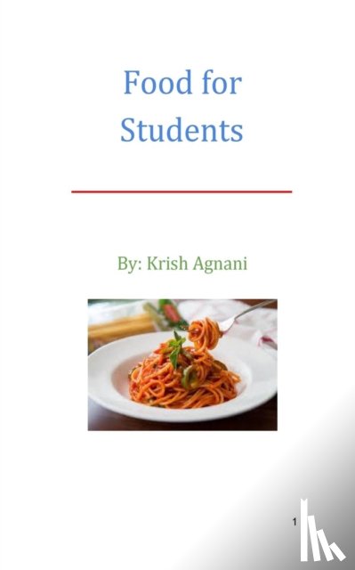 Agnani, Krish - Food for students