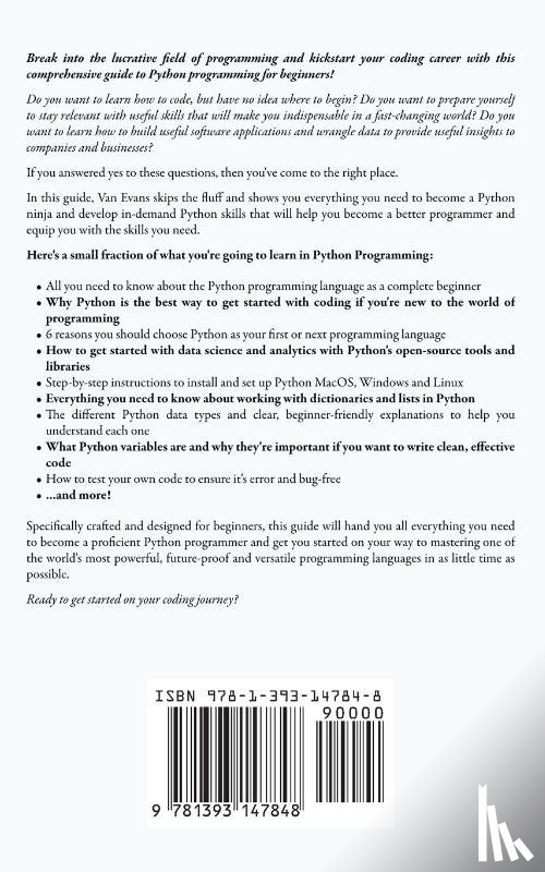 Evans, Van - Python Programming