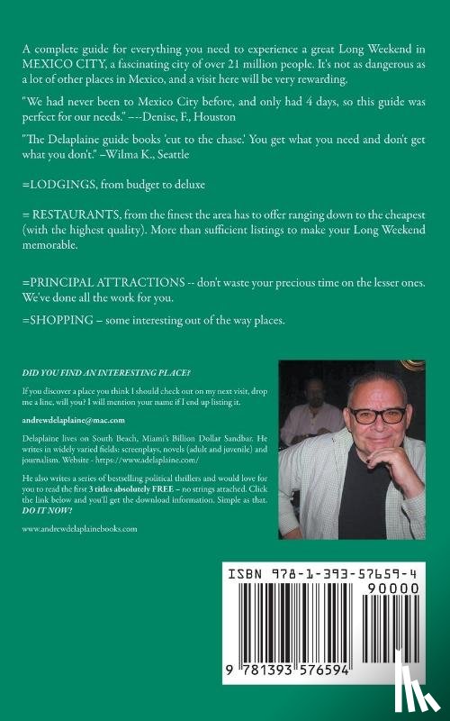Delaplaine, Andrew - Mexico City - The Delaplaine 2021 Long Weekend Guide