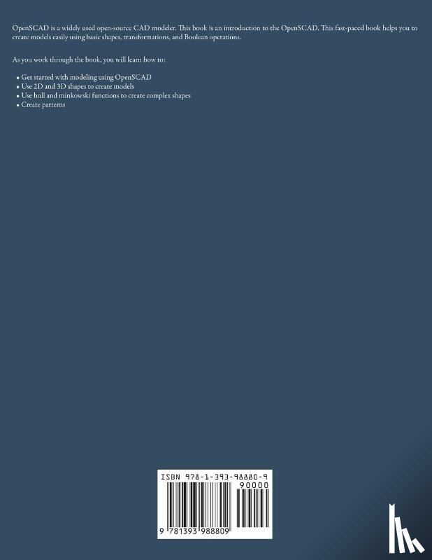 Tutorial Books - OpenSCAD Basics Tutorial