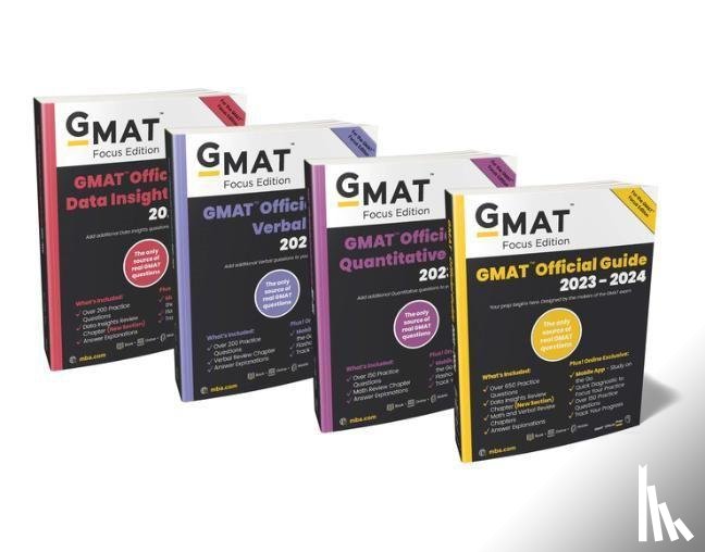 GMAC (Graduate Management Admission Council) - GMAT Official Guide 2023-2024 Bundle, Focus Edition