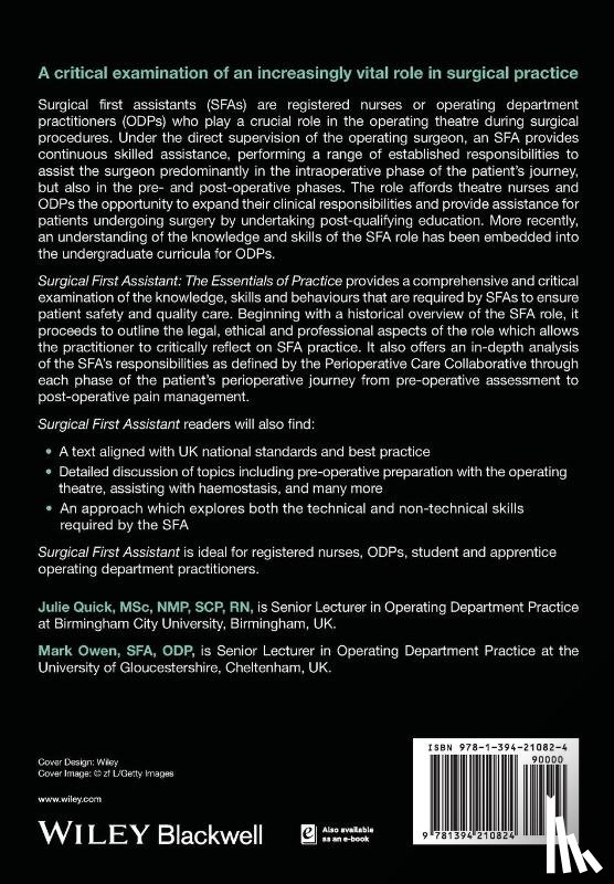  - Surgical First Assistant