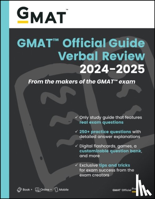 GMAC (Graduate Management Admission Council) - GMAT Official Guide Verbal Review 2024-2025: Book + Online Question Bank