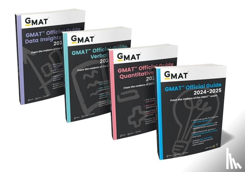 GMAC (Graduate Management Admission Council) - GMAT Official Guide 2024-2025 Bundle: Books + Online Question Bank