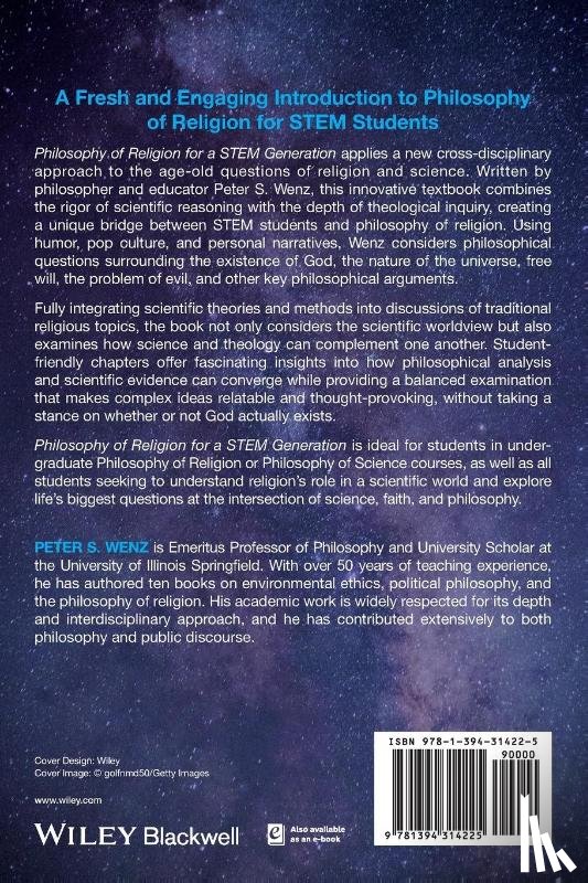 Wenz, Peter S. (University of Illinois at Springfield) - Philosophy of Religion for a STEM Generation