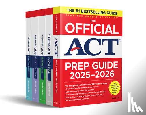 ACT - The Official ACT Prep & Subject Guides 2025-2026 Complete Set