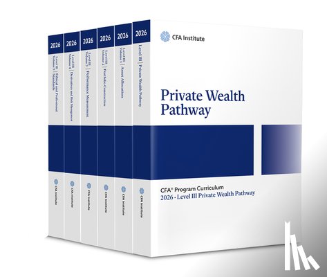 CFA Institute - 2026 CFA Program Curriculum Level III Private Wealth Pathway Box Set