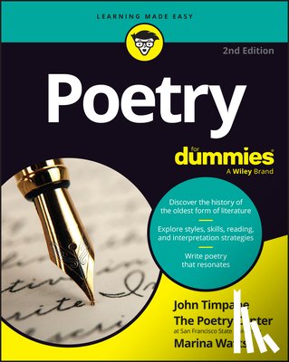 Timpane, John (Poet, The Poetry Center, Watts, Marina - Poetry For Dummies