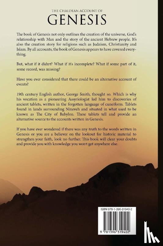 Smith, George - The Chaldean Account of Genesis