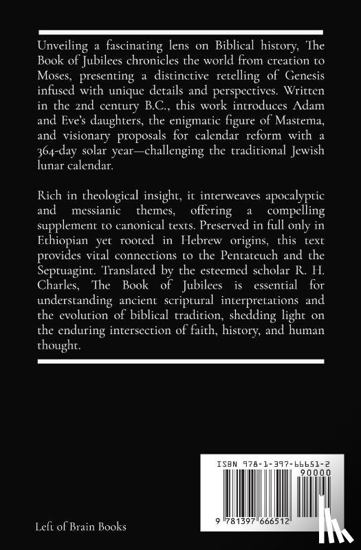 Charles, R. H. - The Book of Jubilees