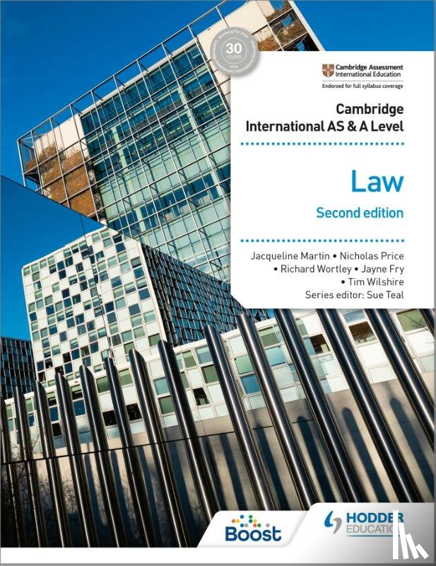 Fry, Dr Jayne, Wilshire, Tim, Wortley, Richard, Price, Nicholas - Cambridge International AS and A Level Law Second Edition