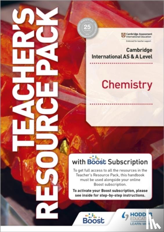  - Cambridge International AS & A Level Chemistry Teacher's Resource Pack with Boost Subscription