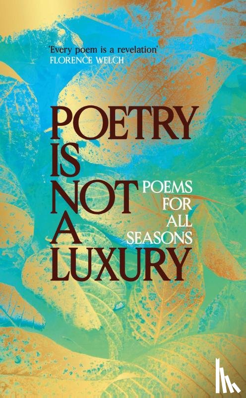 Anonymous - Poetry Is Not a Luxury