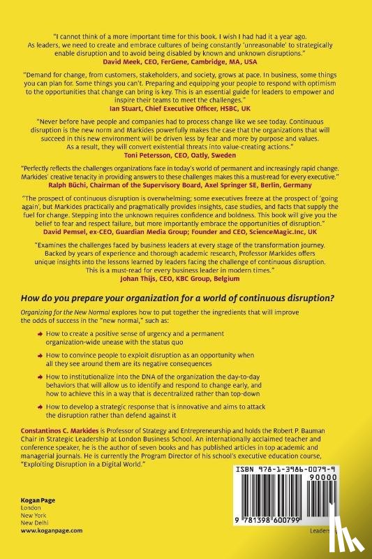 Markides, Constantinos C. - Organizing for the New Normal