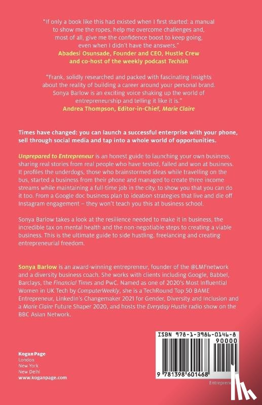 Barlow, Sonya - Unprepared to Entrepreneur