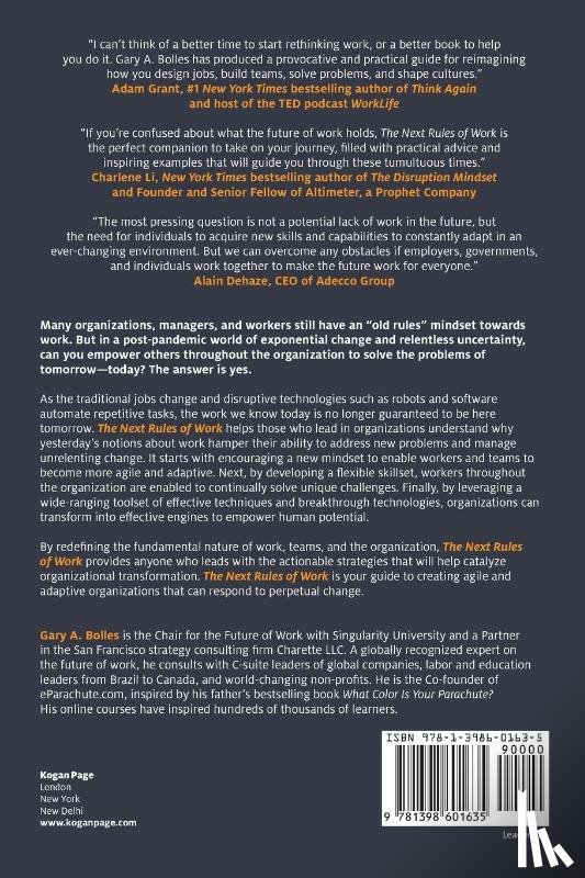 Bolles, Gary A. - The Next Rules of Work
