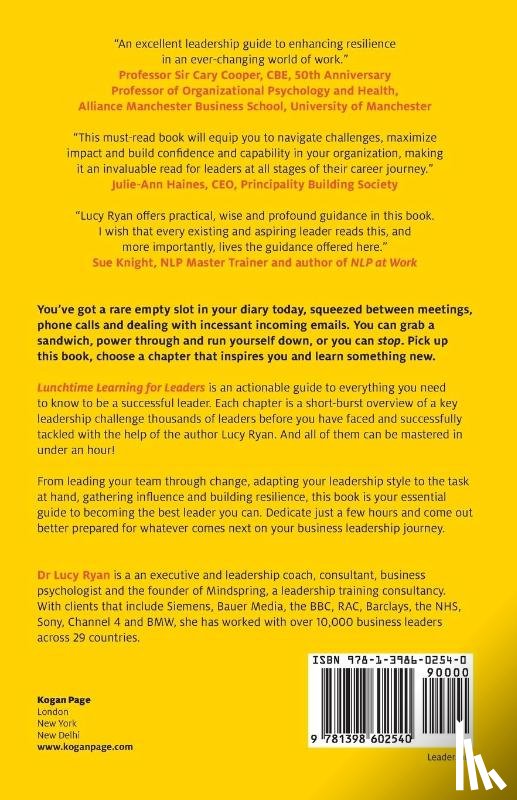 Ryan, Lucy - Lunchtime Learning for Leaders